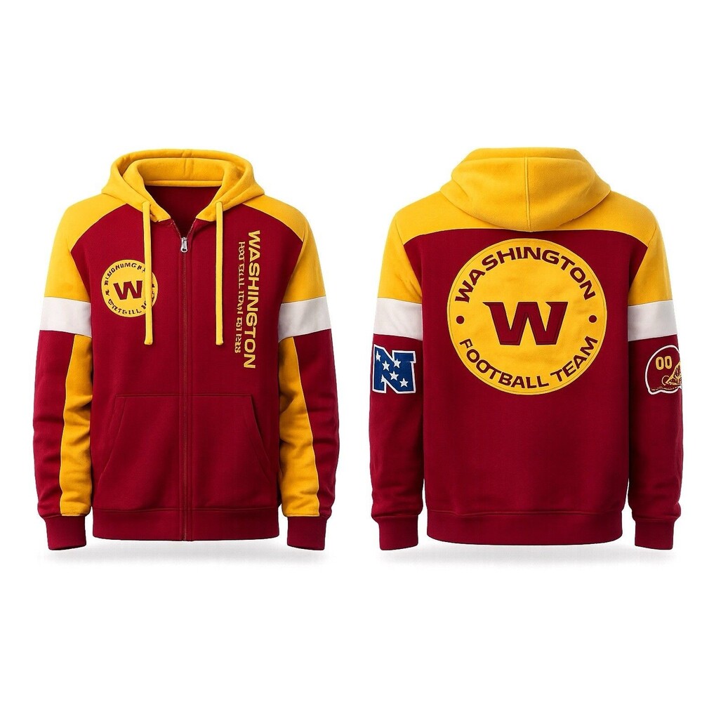 Starter washington Football Team‎ Logo Men's XL Extreme Full-zip Hoodie